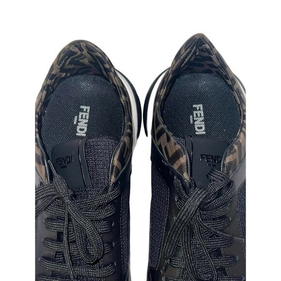 Fendi Tech Fabric Zucca Jacquard Sneakers Men’s Size 11 main image 7